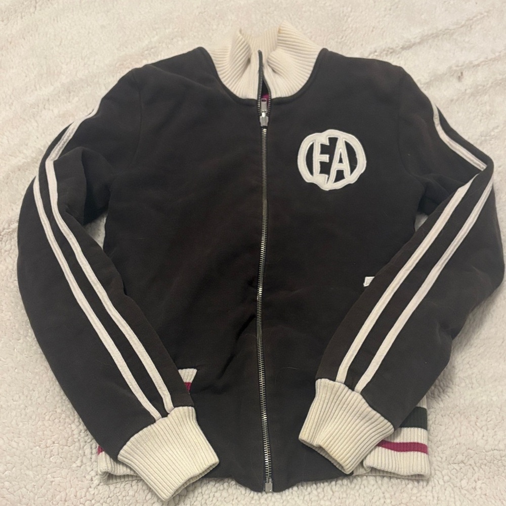 Emporio Armani Women’s Black and White Jacket